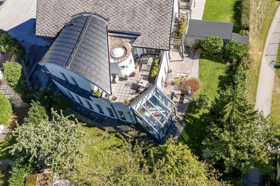 PREMIUM Wohnen am Mondsee - im Seepark - Haus im Haus - 270 m² Wohnfläche, Wintergarten, Eigengarten und Garage, Wohnung-kauf, 1.698.000,€, 5310 Vöcklabruck