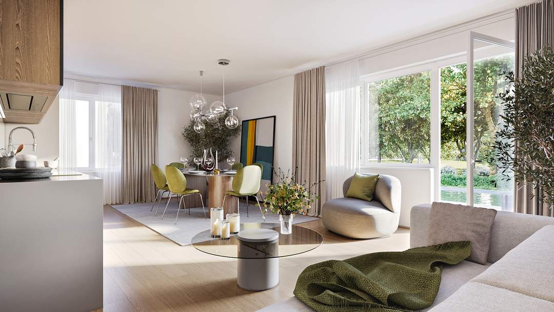 Herbstaktion: AM HAIN - Ein Ort für Lebensqualität – 4-Zimmer-Wohnung im Herzen des Grünen Bezirks