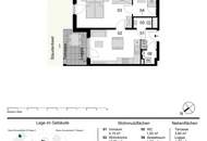 Smarter Grundrisse &amp; Gemütliches Wohngefühl: 2 Zimmer Wohnung mit Balkon