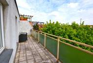 3 Zimmer DG-Wohnung mit zwei Terrassen und Top Infrastruktur
