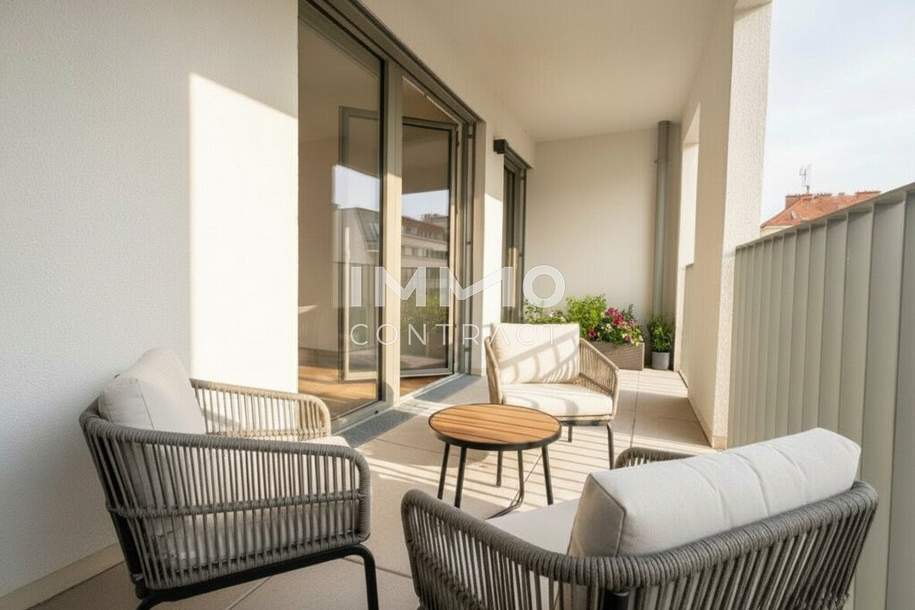 Top angebundene Anlegerwohnung im Erstbezug – 3 Zimmer mit Loggia, Wohnung-kauf, 459.400,€, 1120 Wien 12., Meidling