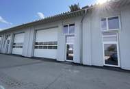 Große Halle, Werkstatt mit Lichtkuppel, Sektionaltor 5m breit, 4,30m hoch und WC, inkl. PKW Parkplatz und 2 Hebebühnen PROVISIONSFREI!!!