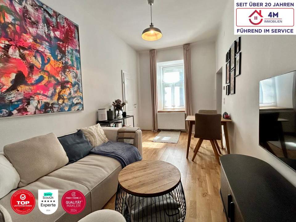 📍 Stilvoll kernsanierte Citywohnung im Herzen der Josefstadt