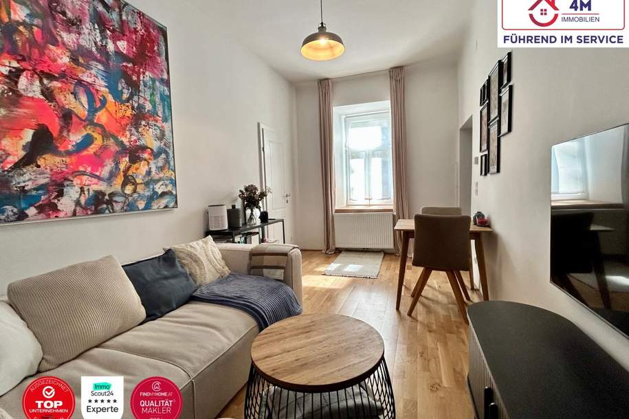 📍 Stilvoll kernsanierte Citywohnung im Herzen der Josefstadt, Wohnung-kauf, 249.000,€, 1080 Wien 8., Josefstadt