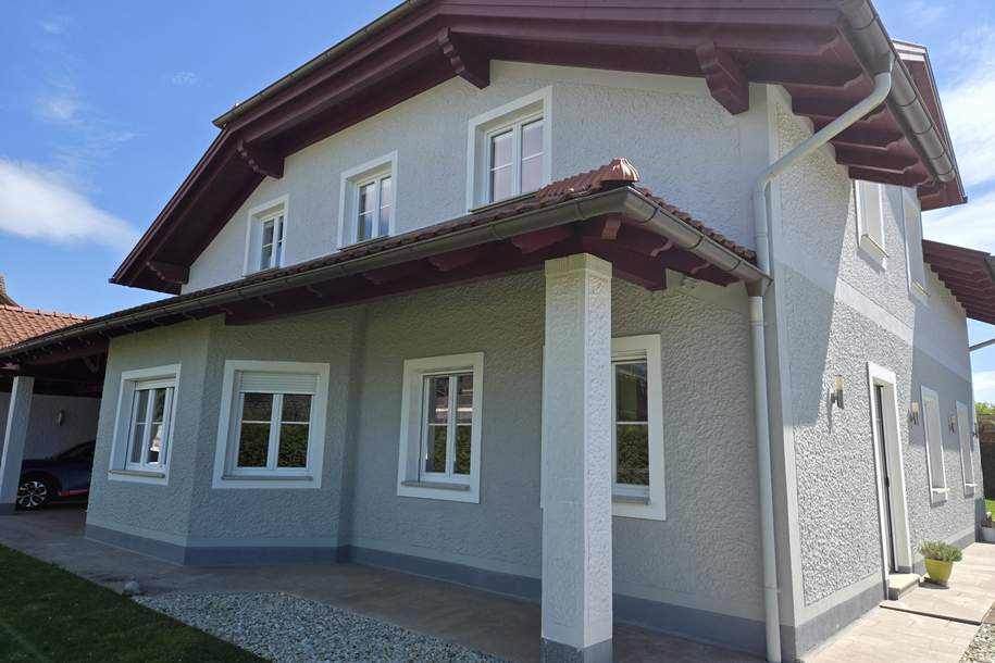 Ein Ort zum Glücklichsein - Charmantes Einfamilienhaus mit Pool, Sauna, Doppelgarage, Carport und sonnigem Garten, Haus-kauf, 3354 Amstetten