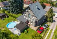 Vielseitiges Wohnhaus mit Garten, Pool &amp; Ausblick – Ruhelage in Eichgraben
