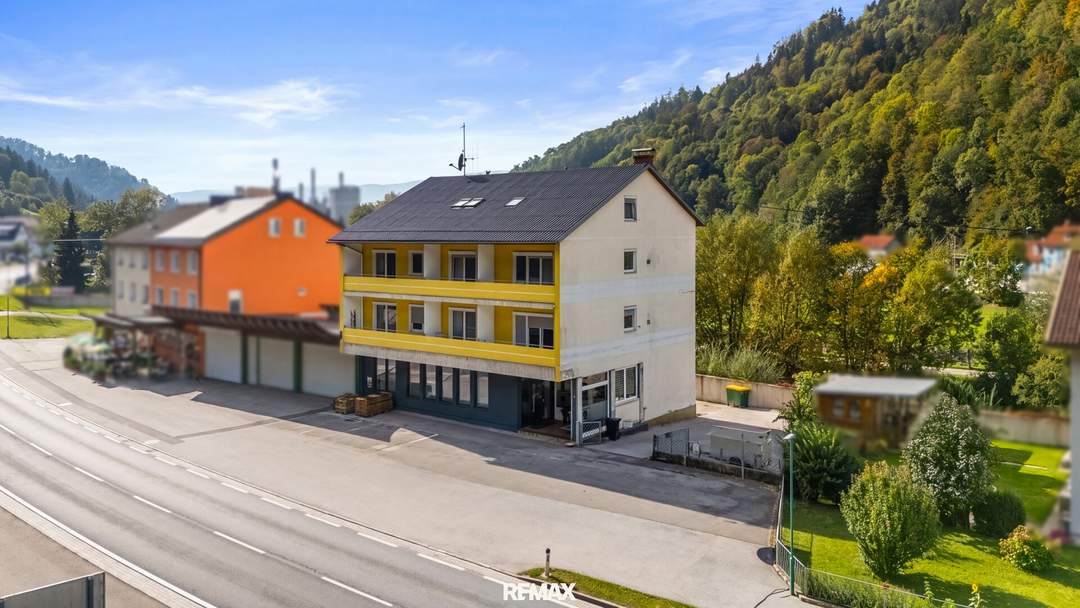 Mietzinshaus mit Wohn- und Geschäfsflächen in St. Gertraud im Lavanttal