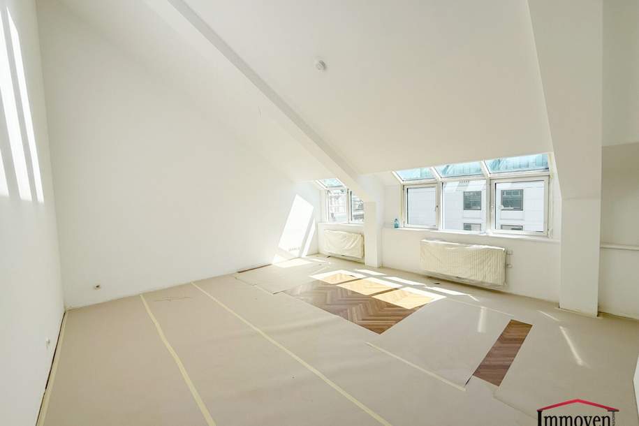 GENERALSANIERT - ERSTBEZUG und INNENSTADTLAGE - Einzigartige 3-Zimmerwohnung mit Dachterrasse bei der Wiener Oper! (Mietbeginn 01.07.2026), Wohnung-miete, 3.495,00,€, 1010 Wien 1., Innere Stadt