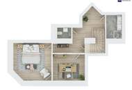 Urbaner Wohnluxus: Exklusive DG-Wohnung mit Terrasse &amp; spektakulärem Fernblick