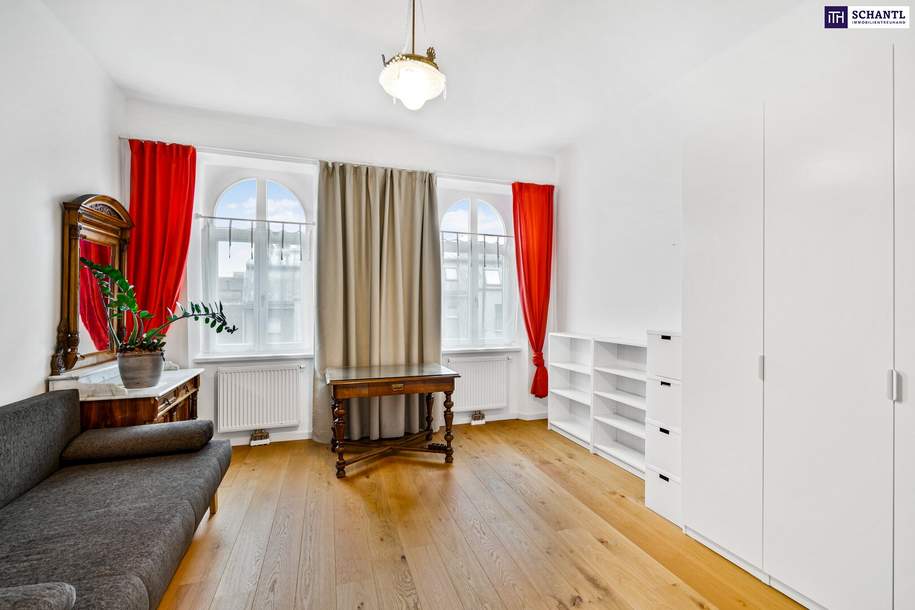 Exklusive 4-Zimmer-Altbauwohnung mit hofseitigem Balkon nahe U3 &amp; Schönbrunn, Wohnung-kauf, 695.000,€, 1150 Wien 15., Rudolfsheim-Fünfhaus