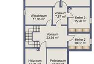 7425 Wiesfleck: Thermenregion Bad Tatzmannsdorf! Neuwertiges Ziegelmassivhaus mit Garage, Vollkeller und ausbaubarem Dachboden in ruhiger Lage!