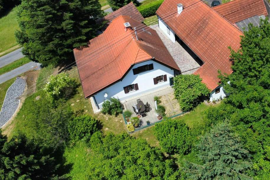 Wohnen wo andere Urlaub machen. Haus mit Nebengebäuden für Tierhaltung in traumhafter Aussichtslage im idylischen Burgenland., Haus-kauf, 265.000,€, 8385 Jennersdorf