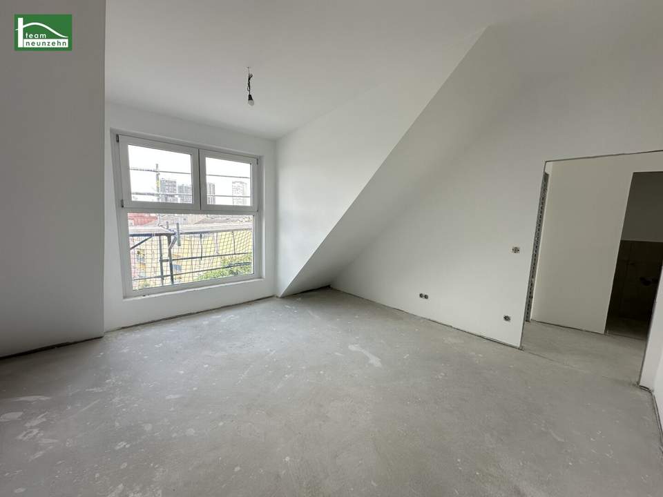 Klimatisierte Erstbezugs-Wohnung im DG nahe U3, S-Bahn und hervorragender Infrastruktur mit hochwertiger Ausstattung! - Mitten im Dritten