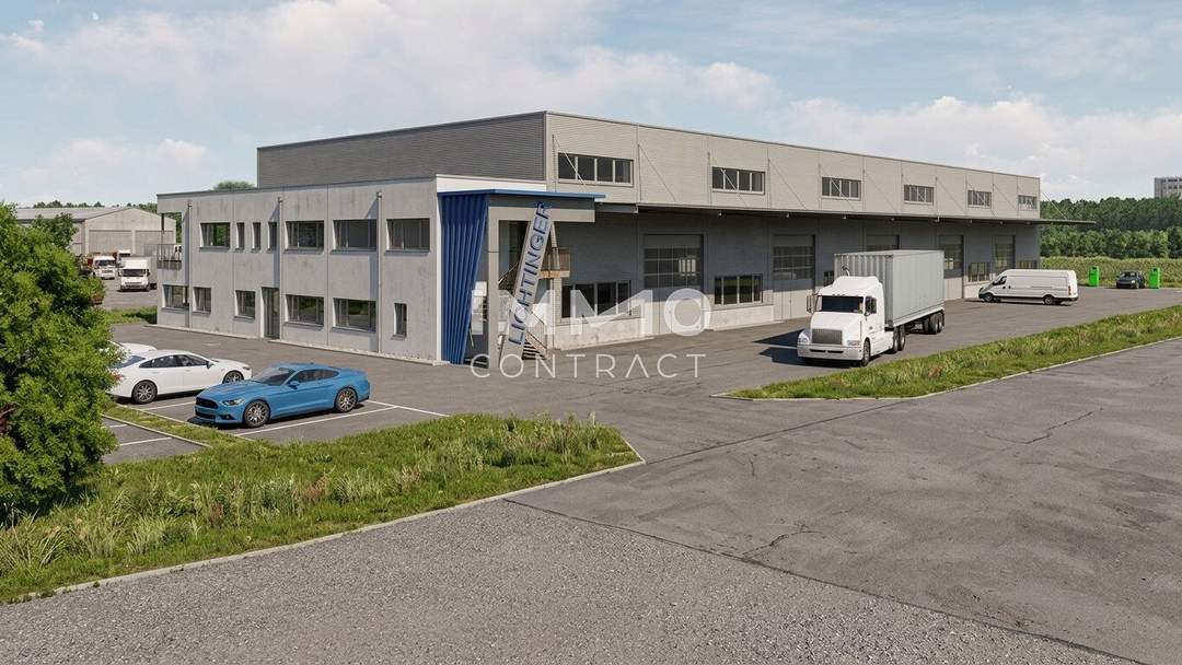 Neue moderne Produktions- und oder Lagerhalle mit Bürotrakt in bester Lage von St. Valentin