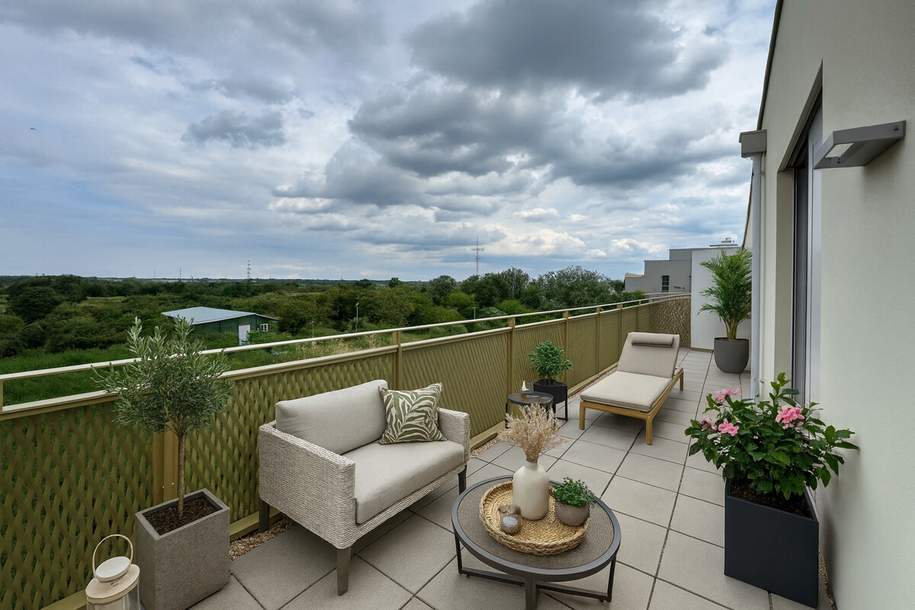Preis jetzt sichner! Erstbezug und fertig - Gerasdorfer Straße: 4 Zimmer mit super Balkon, Wohnung-kauf, 490.000,€, 1210 Wien 21., Floridsdorf