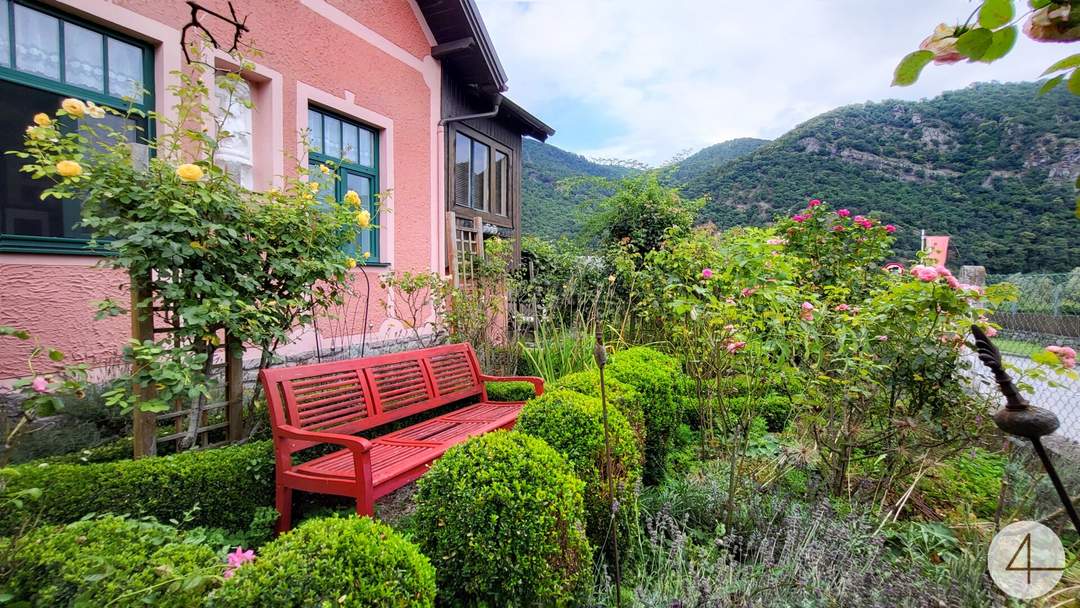 Der Duft einer Rose verweht im Wind - romantisches Häuschen mit Flair mitten in der Wachau