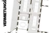 Hochwertig ausgestattetes Loftbüro auf zwei Ebenen mit Terrasse beim Naschmarkt zu mieten