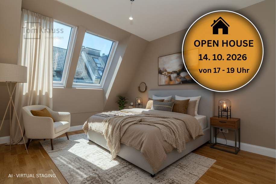 GOLDENER ALBATROSS | LICHT, TERRASSE UND MODERNER KOMFORT – 3-ZIMMER-WOHNUNG IM 1. DACHGESCHOSS, Wohnung-kauf, 434.000,€, 1200 Wien 20., Brigittenau