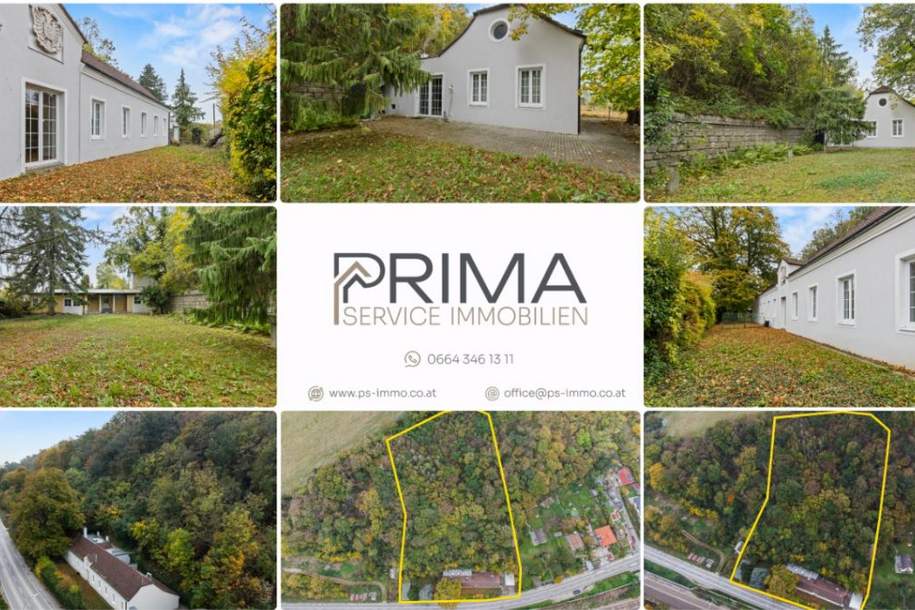 ++ NEU ++ IDYLLISCHES ANWESEN an der DONAU, Haus-kauf, 1.500.000,€, 3400 Tulln