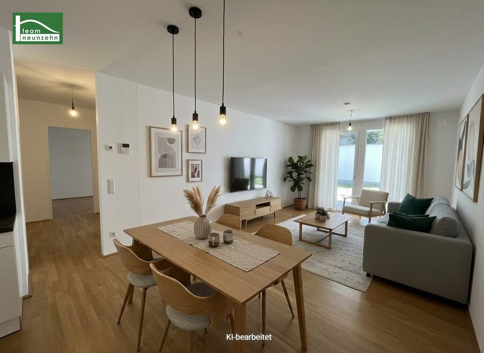 Moderne 2-Zimmer-Wohnung mit Eigengarten &amp; Top-Anbindung – ab Oktober verfügbar!