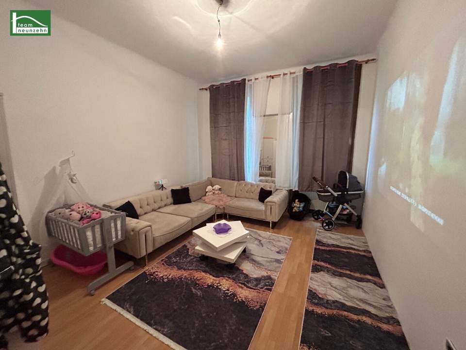 PREISWERT! GEBRAUCHTWOHNUNG IN GEPFLEGTEM ALTBAU! LIFTBENÜTZUNG INKLUSIVE. BEFRISTET VERMIETET!
