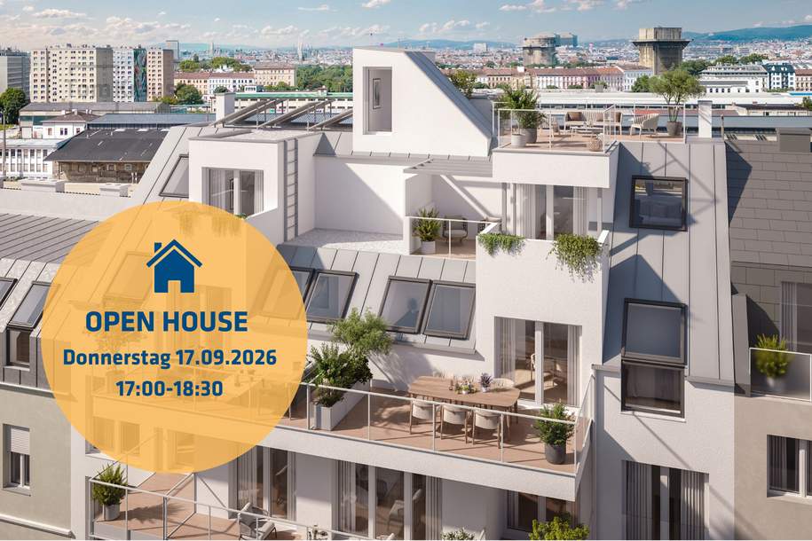 NEU AM MARKT - einzigartiges Penthouse im Nordbahnviertel, Wohnung-kauf, 966.500,€, 1200 Wien 20., Brigittenau