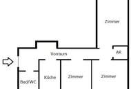 URBAN-LORITZ-PLATZ: Sanierungsbedürftige 3-Zimmer-Altbauwohnung mit Balkon