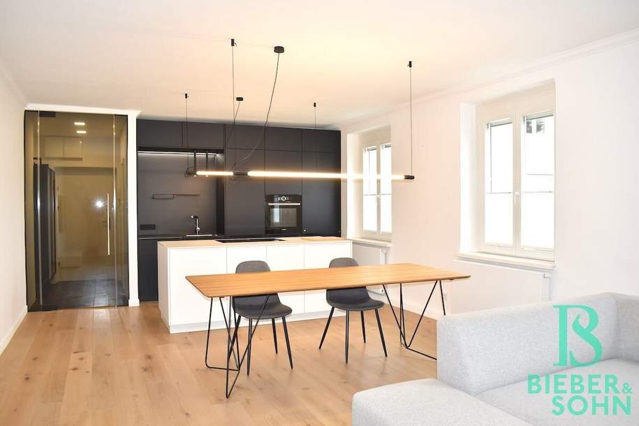 Beeindruckendes, luxuriöses 2-Zimmer Design-Apartment mit Gartennutzung, Wohnung-miete, 1.032,13,€, 2361 Mödling