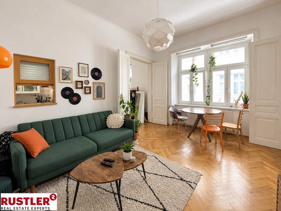2-Zimmer-Klassiker mitten in Neubau – zentral, hell & ruhig