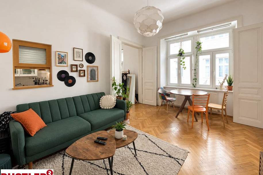 2-Zimmer-Klassiker mitten in Neubau – zentral, hell & ruhig, Wohnung-kauf, 425.000,€, 1070 Wien 7., Neubau