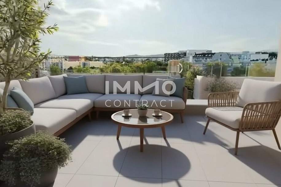 Ruhige Terrassenwohnung mit Grünblick in nachhaltigem Neubau! Provisionsfreier Wohngenuss, Wohnung-kauf, 250.170,€, 1230 Wien 23., Liesing