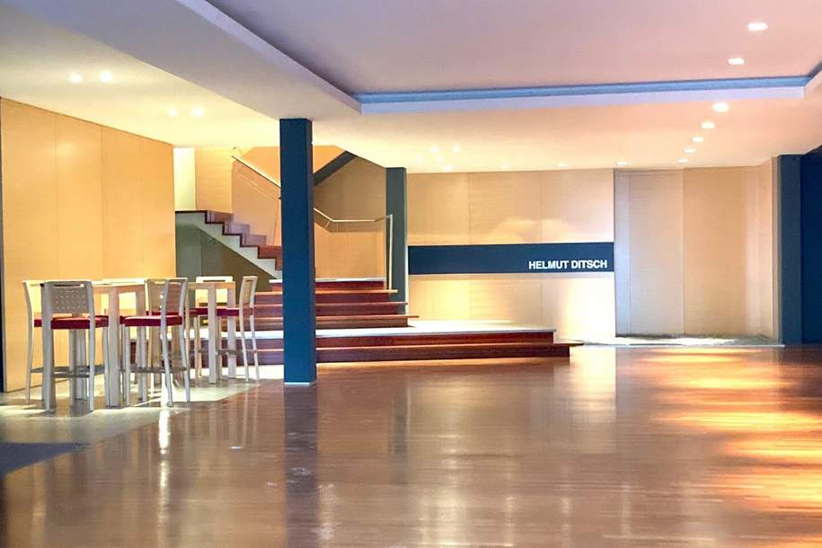 1190! Staffelmiete € 7/m² netto im 1. Jahr! Gewerbeimmobilie auf 2 Geschoßen mit Terrassen und Saunabereich!, Gewerbeobjekt-miete, 5.880,07,€, 1190 Wien 19., Döbling