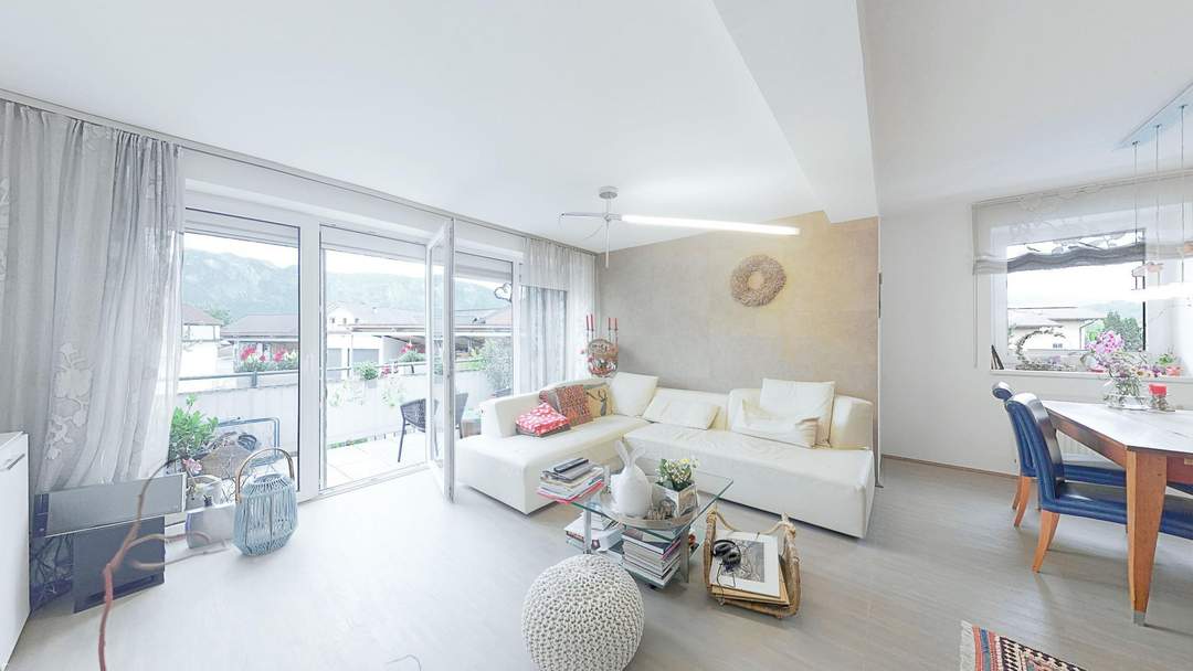 Sonnige Balkonwohnung im Herzen von Wals