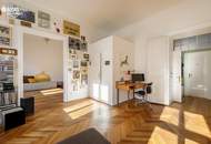 EXKLUSIVE 4 ZIMMER-ALTBAUWOHNUNG MIT TERRASSE UND GEMEINSCHAFTSGARTEN IN BESTLAGE