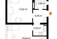 Preisreduktion: Reichenau: 2-Zimmer-Wohnung WG-geeignet
