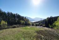 Großzügiges Baugrundstück am Sonnenplateau mit Blick auf den Millstättersees