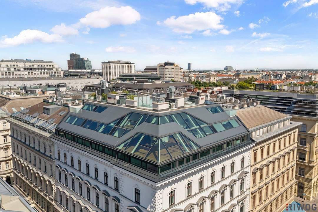 High-End Luxury 3 Min. vom Stephansplatz (Virtual Tour) | 360° Dachterrasse mit Pool | Sauna | Stadtpark ums Eck | 1 Min. zur Staatsoper