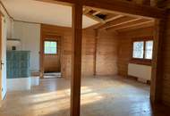 Charmantes Holzblockhaus (Wunsch-Haus) in wunderschöner Natur- und Aussichtslage in Bubing