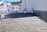 LORYSTRASSE, U3-Nähe, 61 m2 Neubau mit 80 m2 Terrasse, Wohnküche, 1 Zimmer, Duschbad, Parketten, 1. Liftstock, vermietet