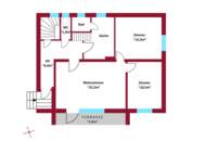 Südwest-Loggia mit Fernblick ins Grüne | Garage und Carport-Stellplatz | Absolute Ruhelage