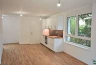 Helle 2-Zimmer Wohnung mit Klimaanlage, kleinen Garten und Garage sowie 200m von U-Bahn-Station Zippererstrasse