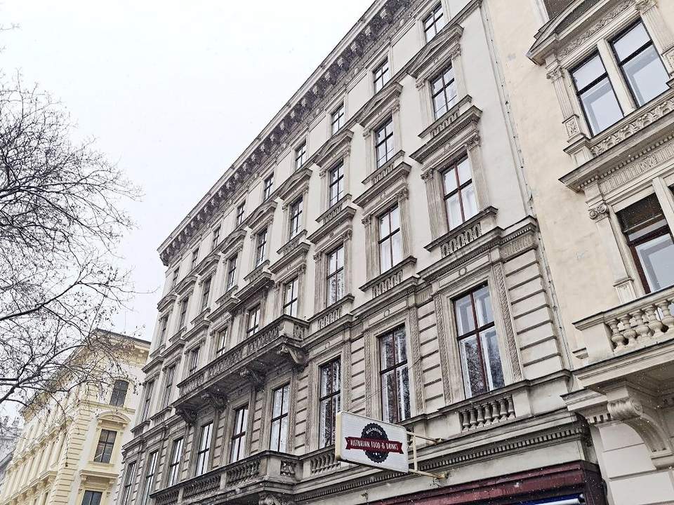 PARKRING NÄHE STADTPARK, 207 m2 Altbaubüro oder Kanzlei, 5 Zimmer, Küche, Klimaanlagen, 3. Liftstock, U3-Nähe