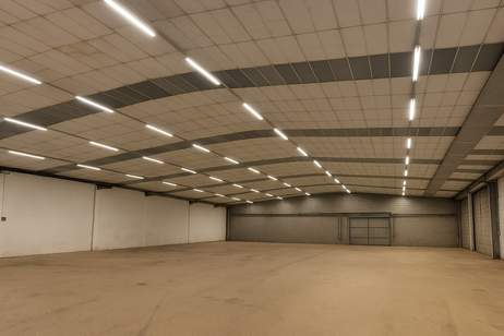 Großzügige Lagerhalle (1.400 m²) mit 1.400 m² Freifläche in Langenzersdorf – Ideal für Logistik, Handwerk & Gewerbe!, Gewerbeobjekt-miete, 11.240,84,€, 2103 Korneuburg