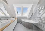Weitblick: Extravagante Dachgeschosswohnung am Schafberg