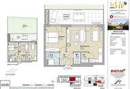 hochwertig ausgestattete 2-Zimmer Wohnung mit westseitigem Garten
