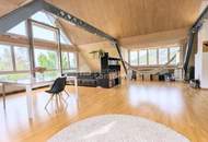 Exklusive 119m² Loft-Dachbodenwohnung mit Lift, Panoramablick & Parkplatz