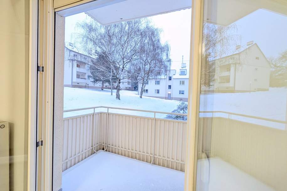 Nette Balkon-Garconniere in ruhiger und zentraler Grünlage beim Rahthauspark/ Mauer Hauptplatz !, Wohnung-miete, 647,00,€, 1230 Wien 23., Liesing