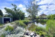 Charmanter Bungalow in Dürnkrut mit Garten und Biotop