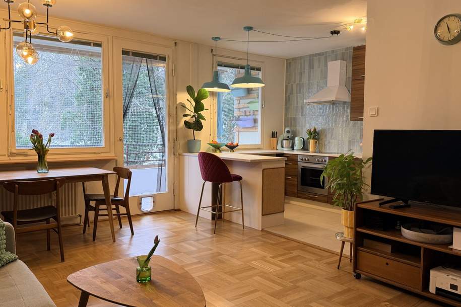 Neu saniert: Traum-Ruhelage: 2-Zimmer-Wohnung in Baden, Wohnung-kauf, 239.000,€, 2500 Baden