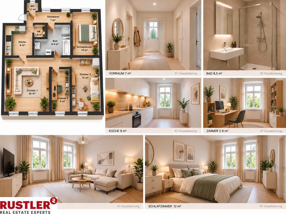 DIE 4, DIE MEHR KANN. - VIEL PLATZ. VIELE MÖGLICHKEITEN. | 90 m² für Ihr nächstes Kapitel!